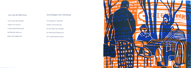 Les rues de Villeneuve Bild Titelseite