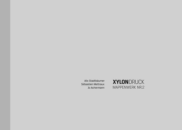 Xylon Mappenwerk Nr. 2 Bild Titelseite